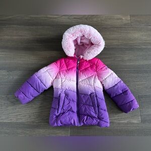 Pink and Purple Ombre Girl’s Winter Jacket